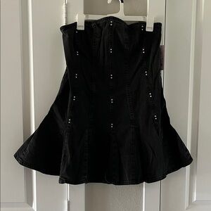Wild Fable Black Corset Mini Dress